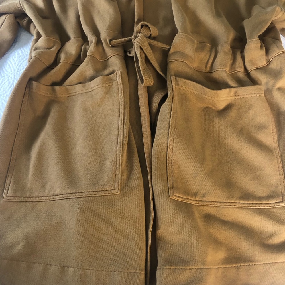 Free people, mustard colored sweater in extra large - Picture 2 of 3